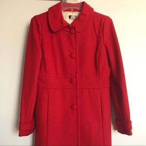 Beautiful J.Crew Long Wool Coat
